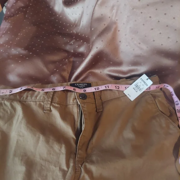 Express Men's Camden Khaki Pants - Picture 2 of 3